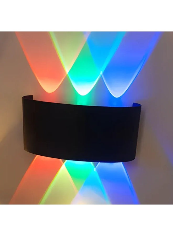 ابليك حائط مودرن اب داون (6 وات - إضاءة ملونة RGB - لون لايت -  ورم) 3 مستويات إضاءة - Image 5